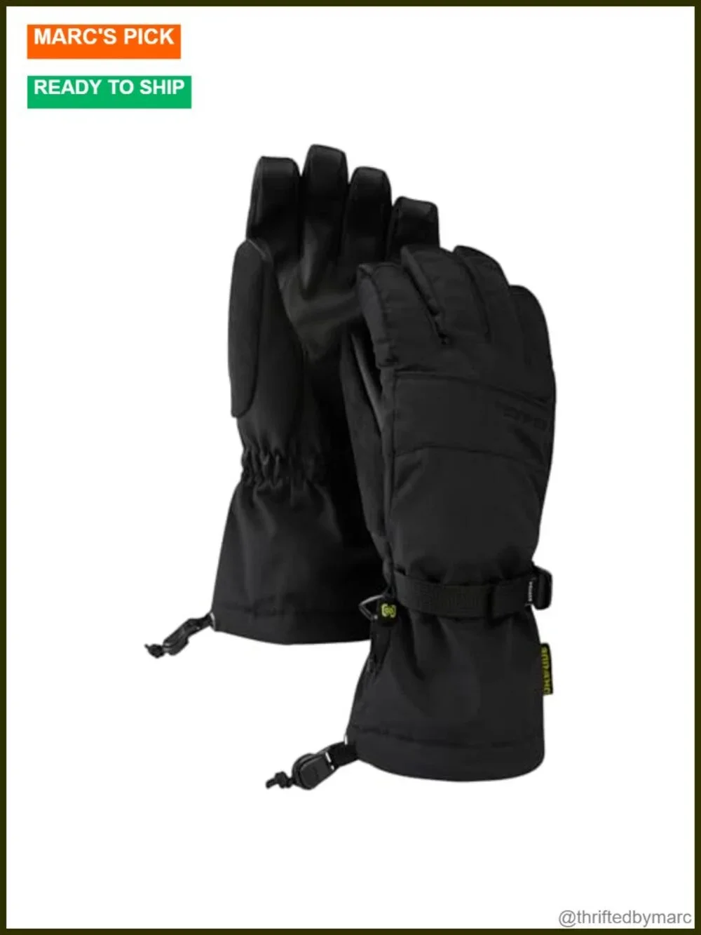 Women's Skiing Snowboarding Gloves Waterproof Touchscreen Pre-Curved Fit